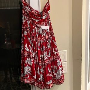 White House Black Market Etched Paisley L Mincheri Dress